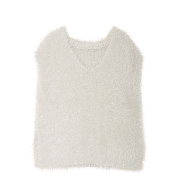 Ungrid「2Wayラメニットベスト」|ニット・セーター|