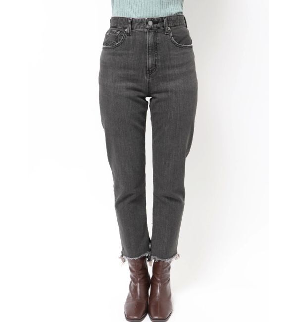 Ungrid「ヘムデザインストレッチデニム」|デニム|