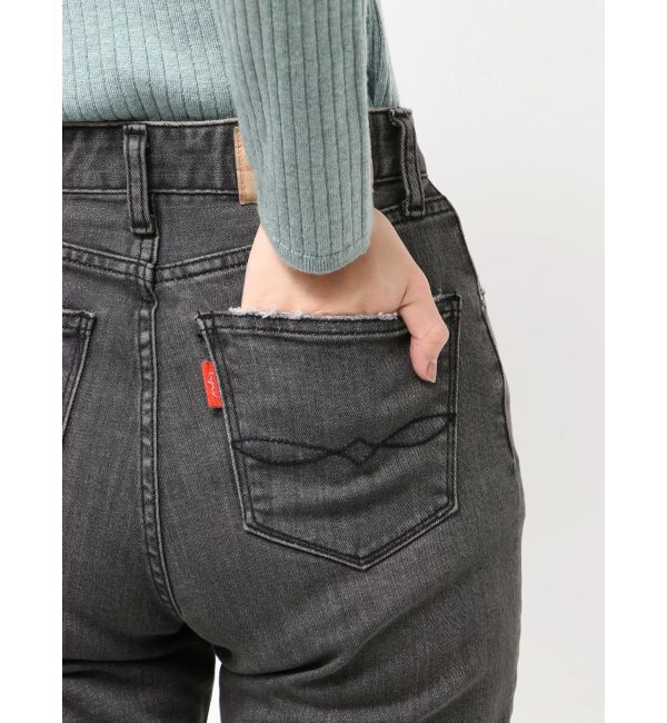 Ungrid「ヘムデザインストレッチデニム」|デニム|