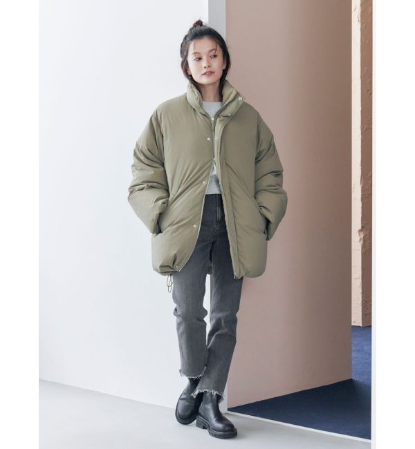 Ungrid「ヘムデザインストレッチデニム」|デニム|