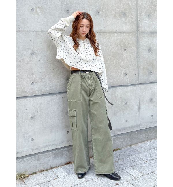 Ungrid「FAITH別注 ヘンリーネックショートロングスリーブTee」|Tシャツ・カットソー|