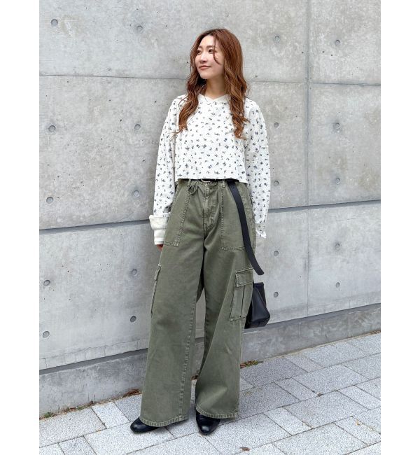 Ungrid「FAITH別注 ヘンリーネックショートロングスリーブTee」|Tシャツ・カットソー|