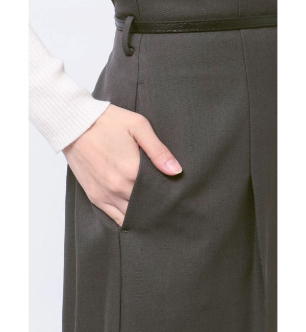 LAGUNAMOON「バイカラーベルトパンツ」|その他|