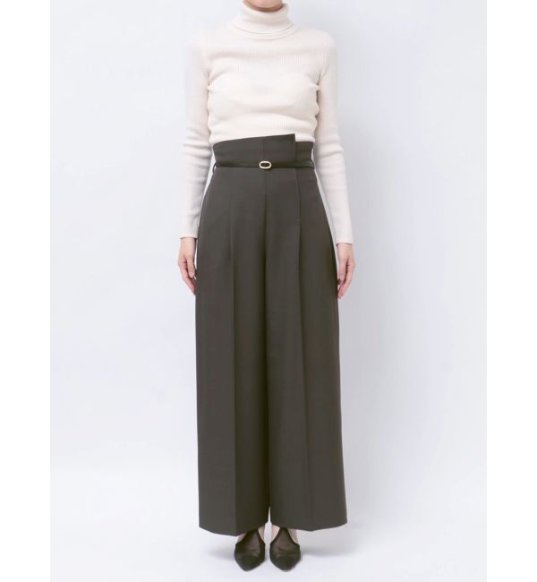 LAGUNAMOON「バイカラーベルトパンツ」|その他|