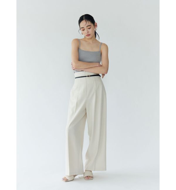 LAGUNAMOON「バイカラーベルトパンツ」|その他|