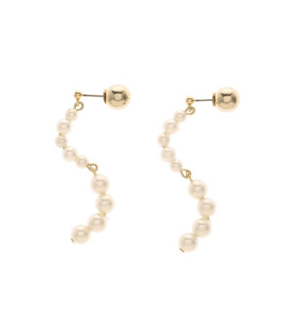 LAGUNAMOON「LADYフェイクカーブパールネックレス」|その他|