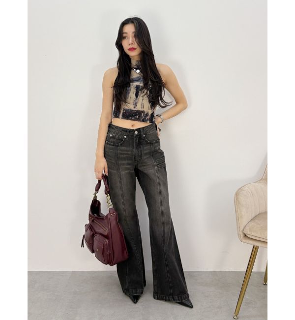 EVRIS「バックリボン ホルターネックトップス」|Tシャツ・カットソー|