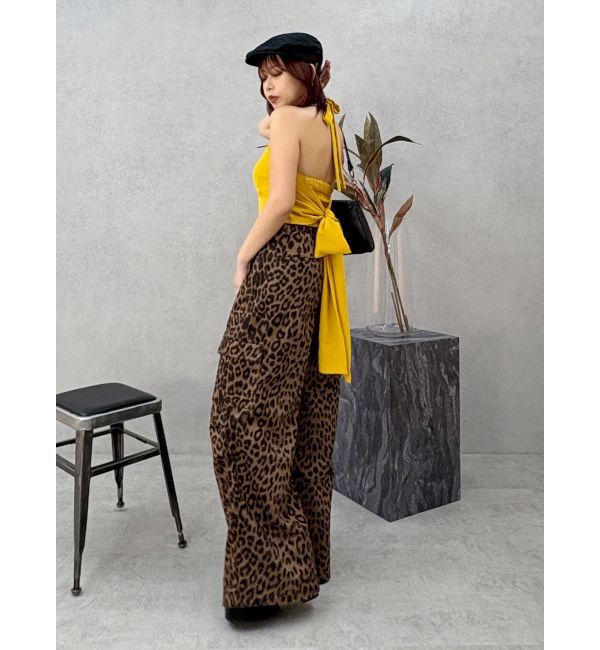 EVRIS「バックリボン ホルターネックトップス」|Tシャツ・カットソー|