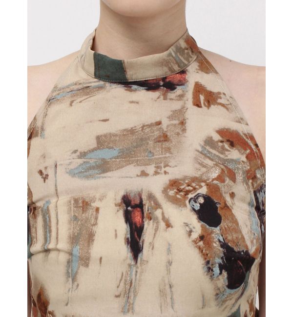 EVRIS「バックリボン ホルターネックトップス」|Tシャツ・カットソー|