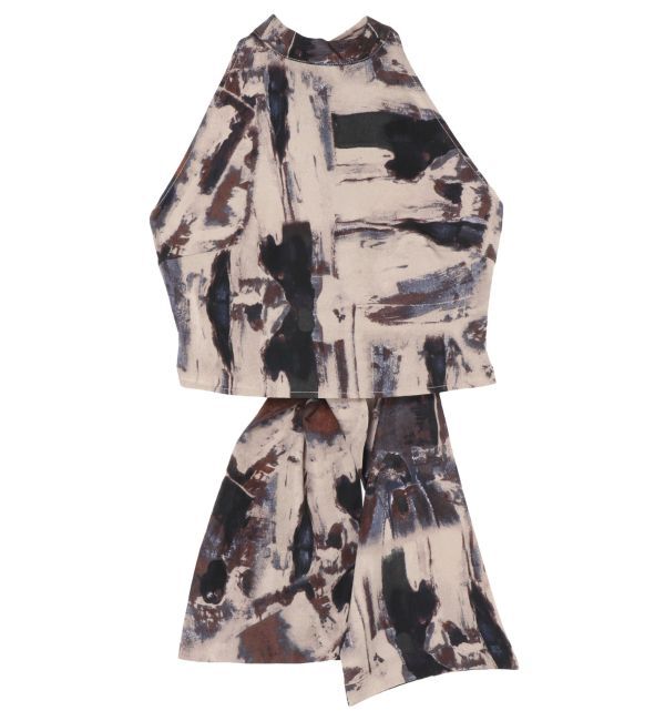 EVRIS「バックリボン ホルターネックトップス」|Tシャツ・カットソー|