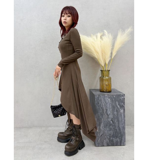 EVRIS「ロングスリットワンピース」|ワンピース|