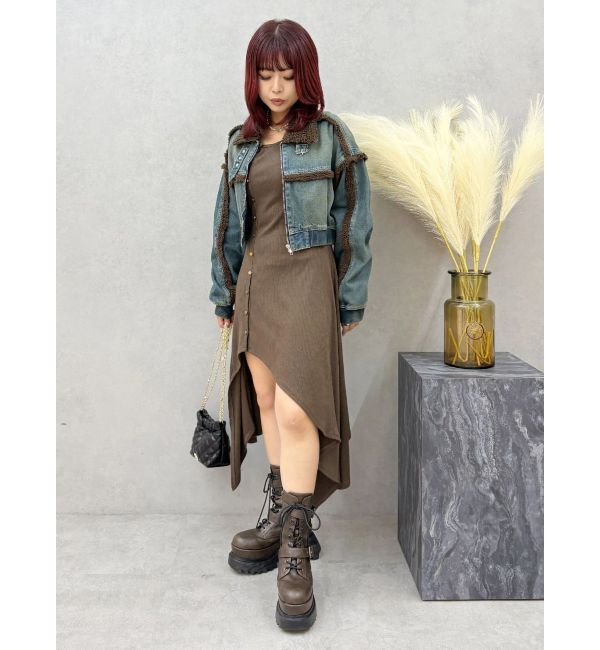 EVRIS「ロングスリットワンピース」|ワンピース|