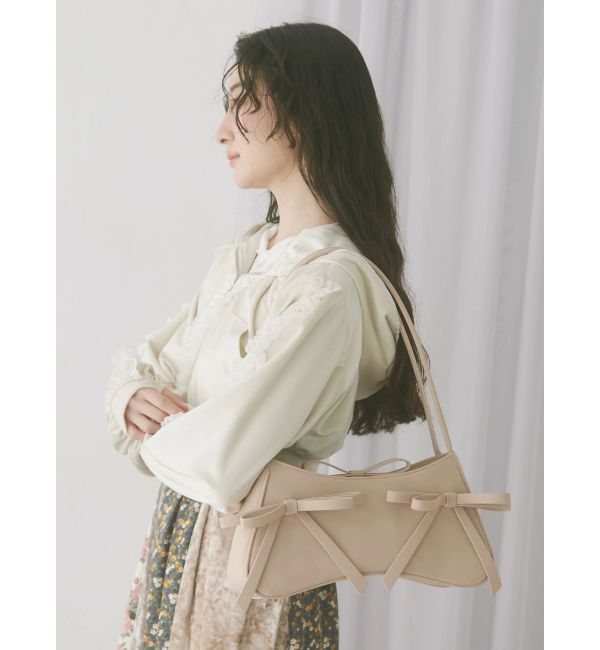 merry jenny「ベロアレースジップパーカー」|パーカー|