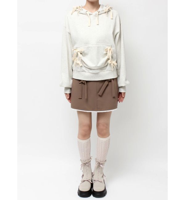 merry jenny「ribbon ribbon hoodie」|パーカー|