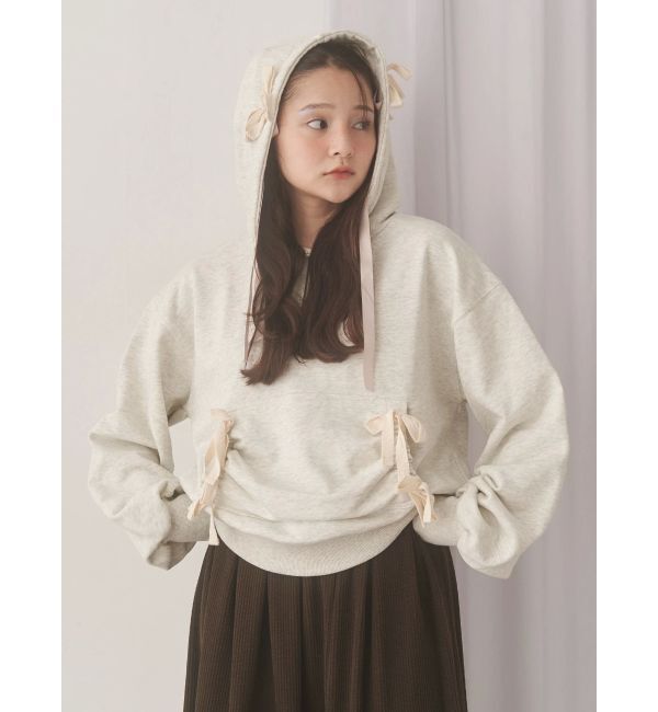 merry jenny「ribbon ribbon hoodie」|パーカー|