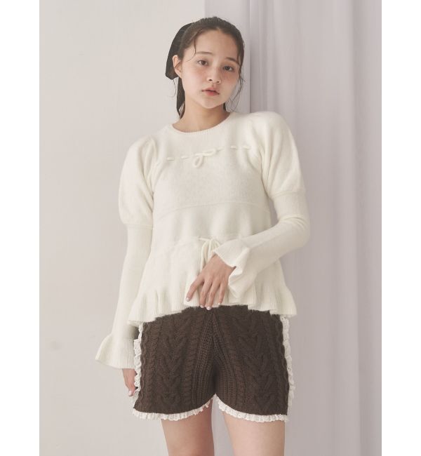 merry jenny「frill knit shortpants」|その他|