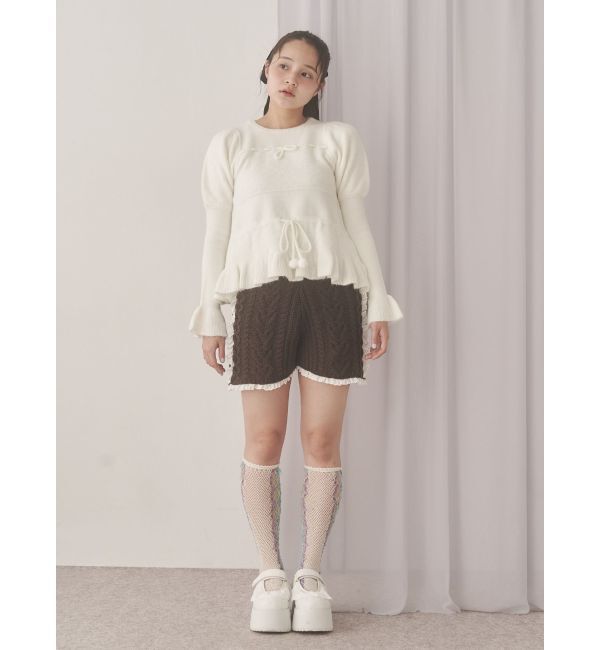 merry jenny「frill knit shortpants」|その他|