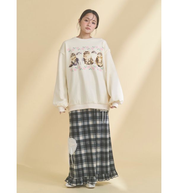 merry jenny「blooming catスウェット」|スウェット・ジャージ|