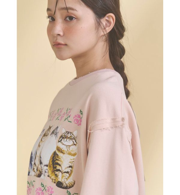 merry jenny「blooming catスウェット」|スウェット・ジャージ|