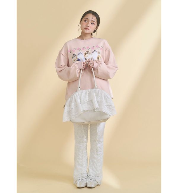 merry jenny「blooming catスウェット」|スウェット・ジャージ|