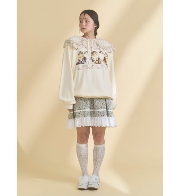 merry jenny「blooming catスウェット」|スウェット・ジャージ|