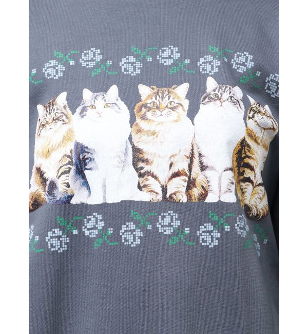 merry jenny「blooming catスウェット」|スウェット・ジャージ|