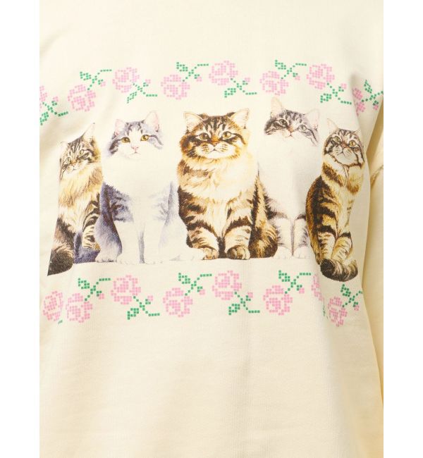 merry jenny「blooming catスウェット」|スウェット・ジャージ|