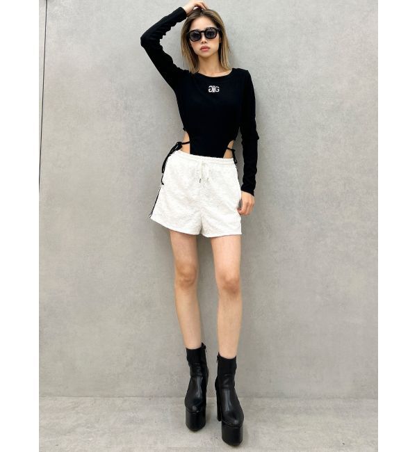 GYDA「Symmetry GYDAサイドオープントップス」|Tシャツ・カットソー|