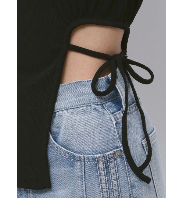 GYDA「Symmetry GYDAサイドオープントップス」|Tシャツ・カットソー|