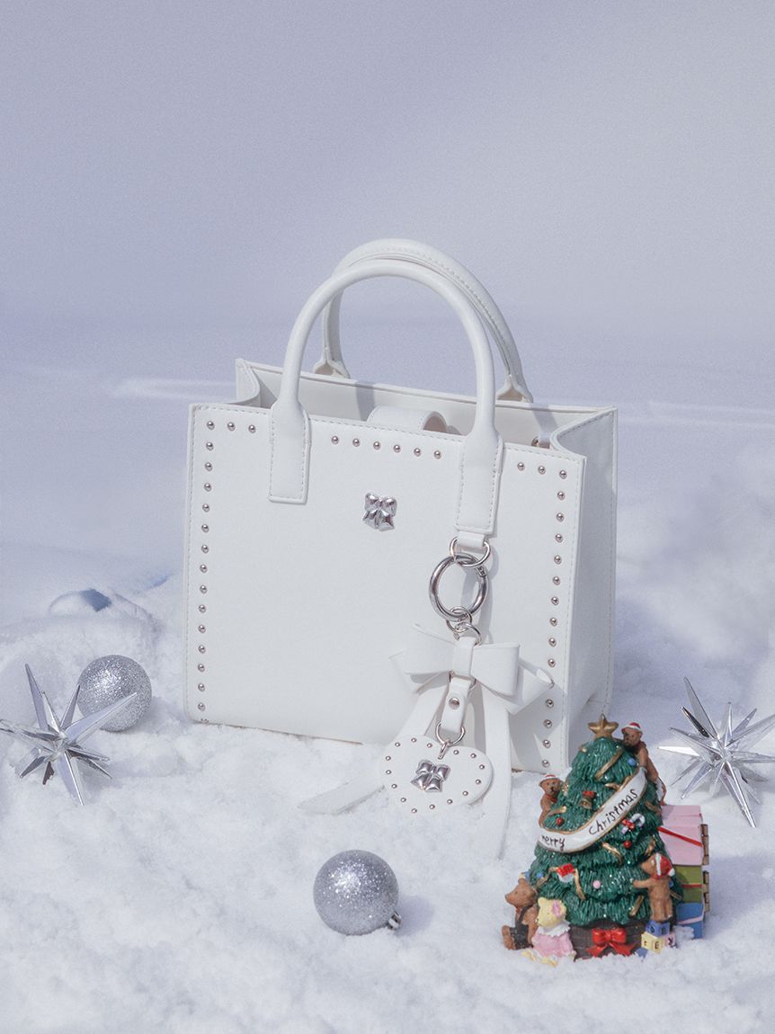 FURFUR「【限定カラー】リボンカシメトートバッグ」|トートバッグ|WHT