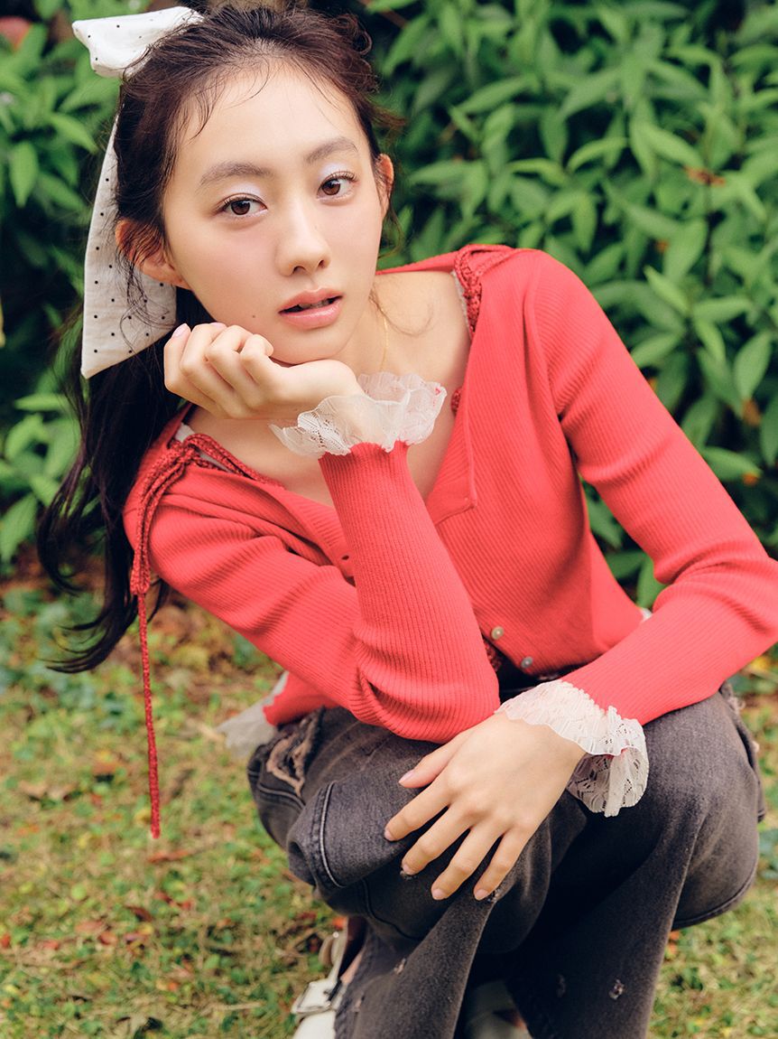 FURFUR「【新色追加】レースクラッシュデニムパンツ」|デニム|