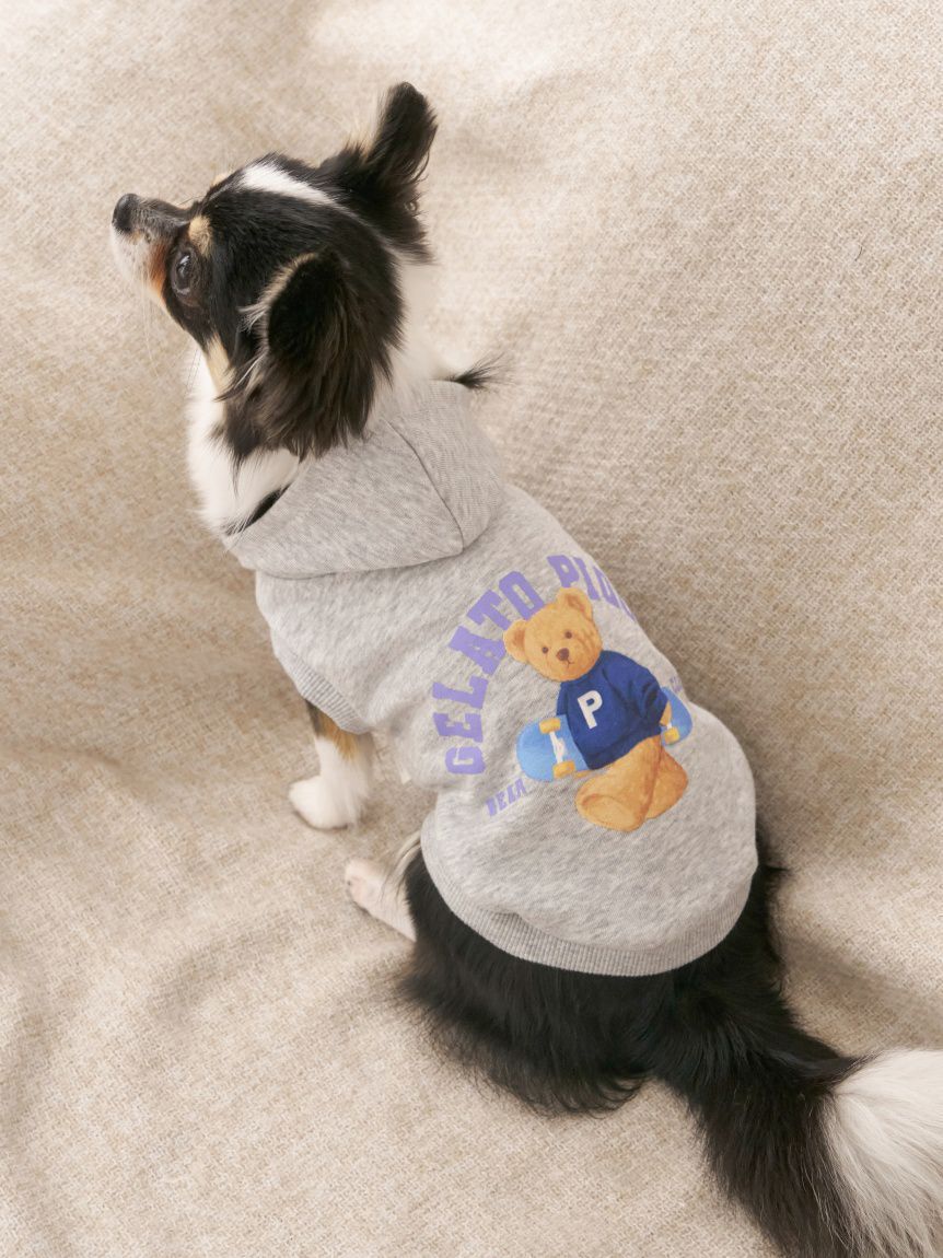  GELATO PIQUE CAT&DOG「【CAT&DOG】スポーティーベア裏毛プルオーバー」|その他|GRY
