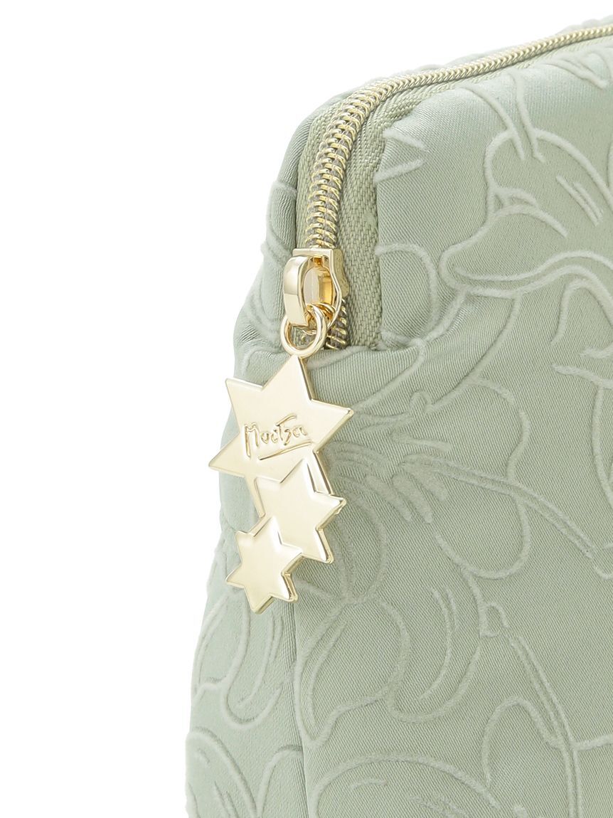 gelato pique「【MUCHA】リリー柄フロッキーティッシュポーチ」|ポーチ|