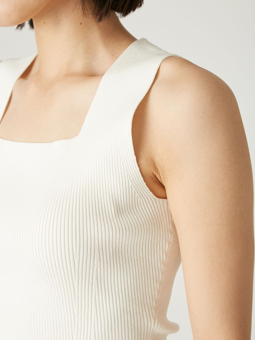 FRAY I.D「スカーフコンビリブニットプルオーバー」|ニット・セーター|