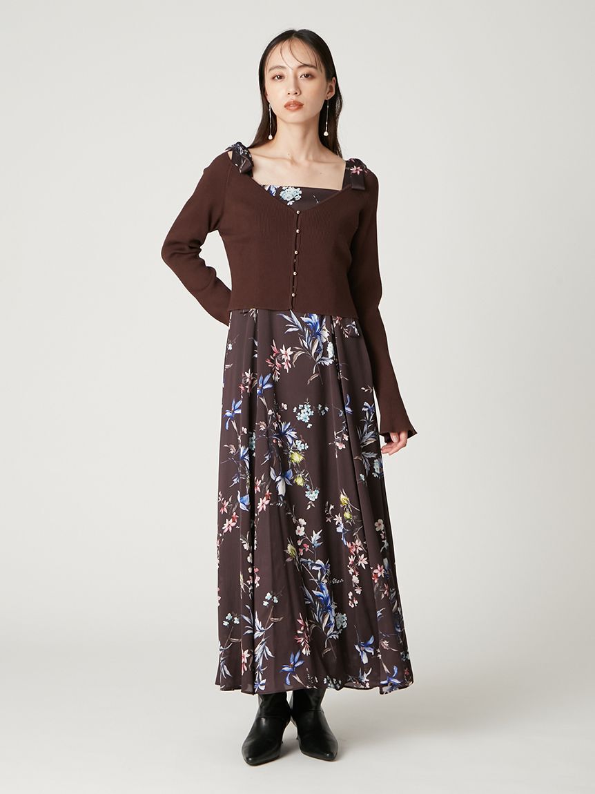 FRAY I.D「クロップドリブニットカーディガン」|カーディガン|