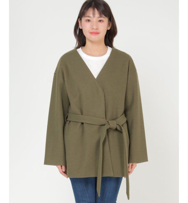 ikka「TRベルト付きミドルコート」|その他|