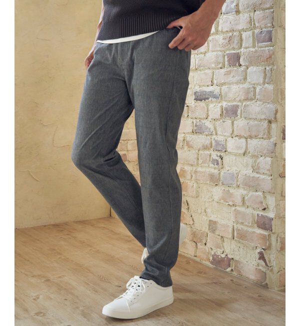 ikka「GOKU楽 EASY STRETCH イージーストレッチ チェック5Pパンツ」|その他|