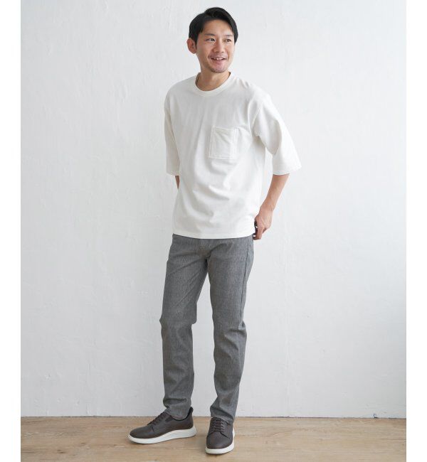 ikka「GOKU楽 EASY STRETCH イージーストレッチ チェック5Pパンツ」|その他|