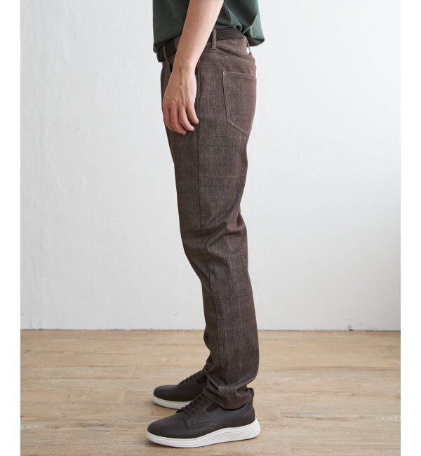 ikka「GOKU楽 EASY STRETCH イージーストレッチ チェック5Pパンツ」|その他|