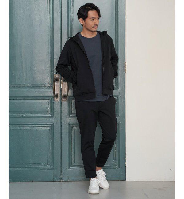 ikka「ドライポンチテーパードパンツ」|その他|