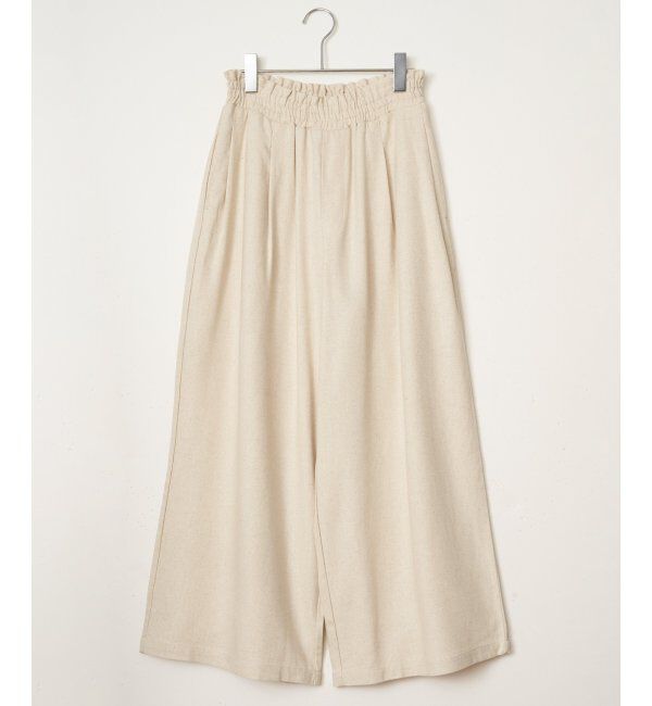 Lbc with Life「【2点セット】リネン混リボンキャミパンツセット」|ワンピース|