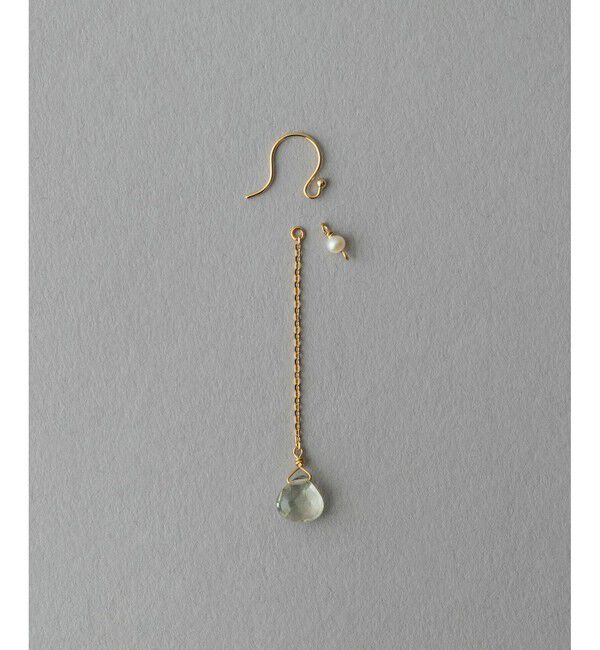 ete「パール/ナチュラルストーン ピアス」|ピアス|