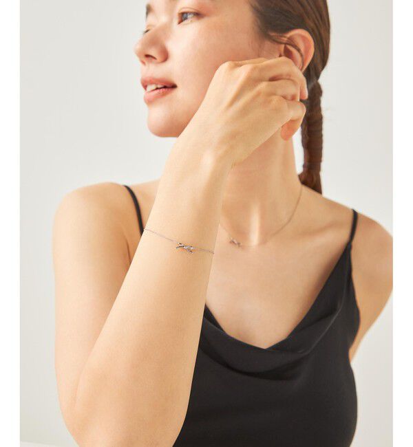 ete「[レイヤード] リボン ブレスレット」|ブレスレット・バングル|