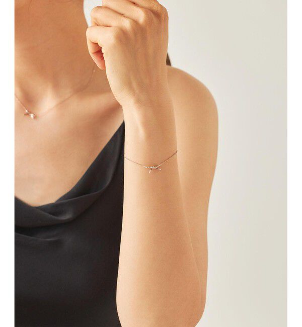 ete「[レイヤード] リボン ブレスレット」|ブレスレット・バングル|