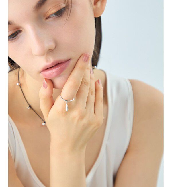 ete「[ポルカドット] ドロップ リング」|リング|