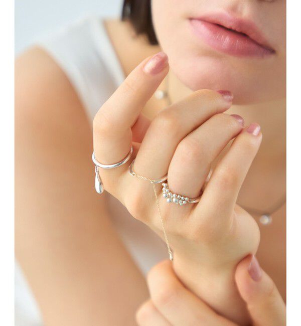 ete「[ポルカドット] ドロップ リング」|リング|