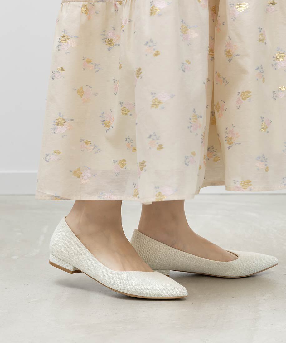  「ポインテッドトゥローヒールパンプス」|パンプス|