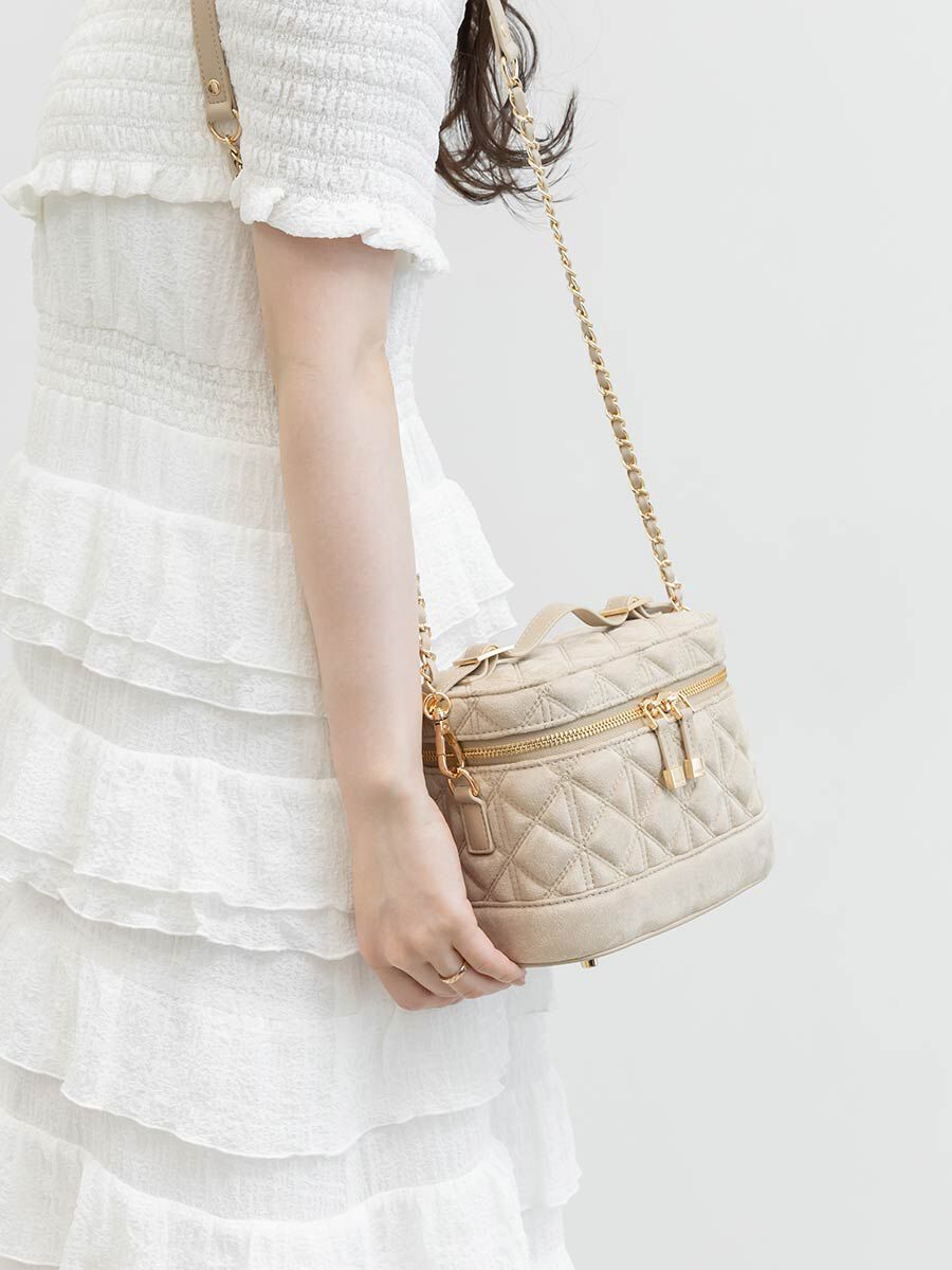  「キルティング2WAYバニティバッグ」|ショルダー・メッセンジャー|