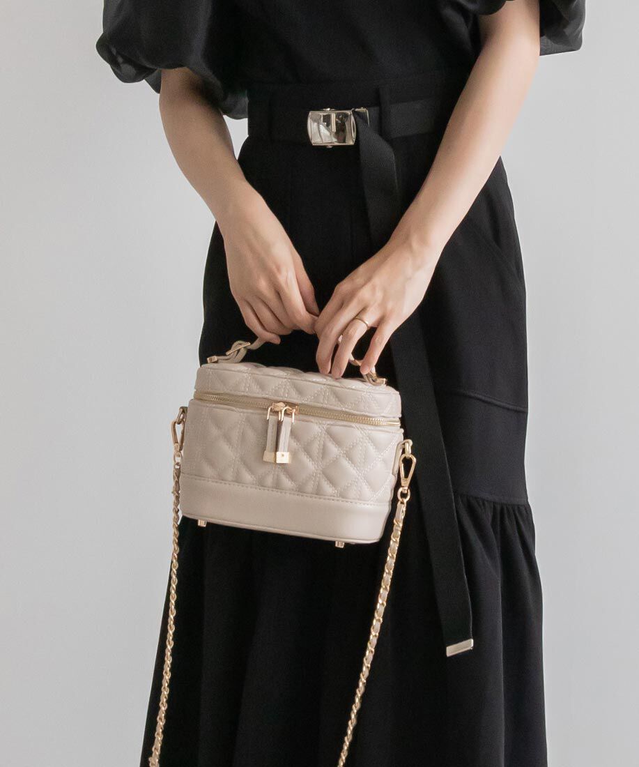  「キルティング2WAYバニティバッグ」|ショルダー・メッセンジャー|