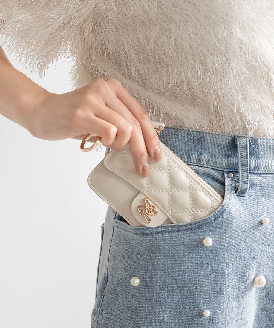  「キルティングフラップフラグメントケース」|名刺入れ・カードケース|